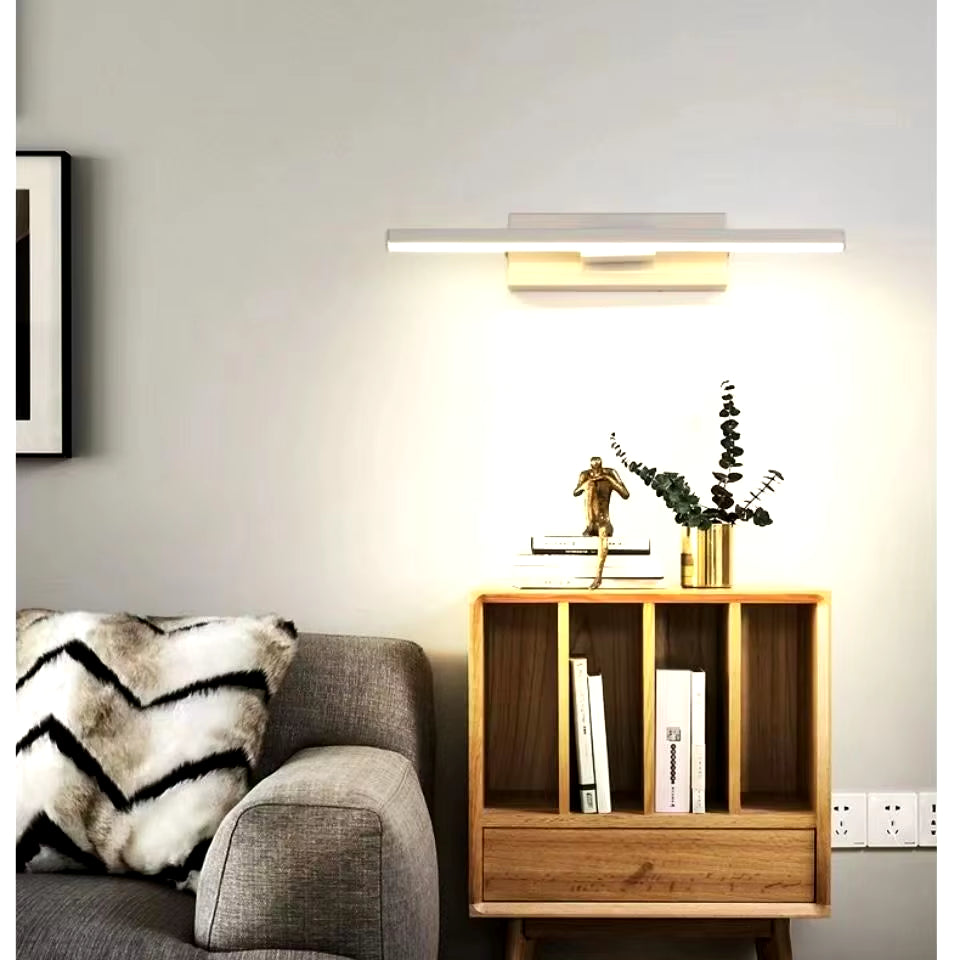 LED Wall Lamp Nordic Modern Minimalist Bedroom Bedside Lamp Creative Staircase Lamp Living Room Rotating Wall Lamp