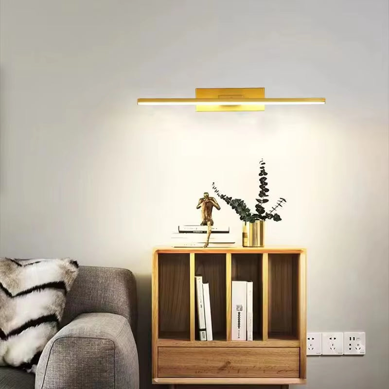 LED Wall Lamp Nordic Modern Minimalist Bedroom Bedside Lamp Creative Staircase Lamp Living Room Rotating Wall Lamp